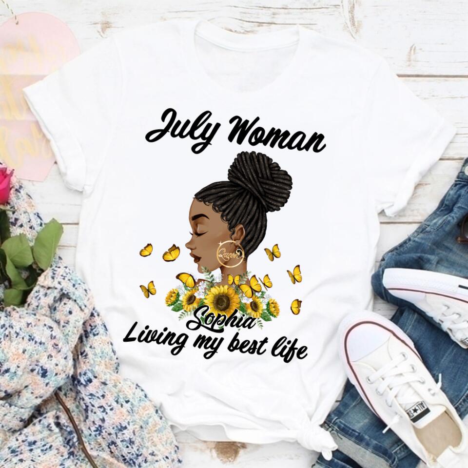 July Birthday Shirt, Custom Birthday Shirt, Queens Born In July, July Birthday Gifts, July Shirts For Woman