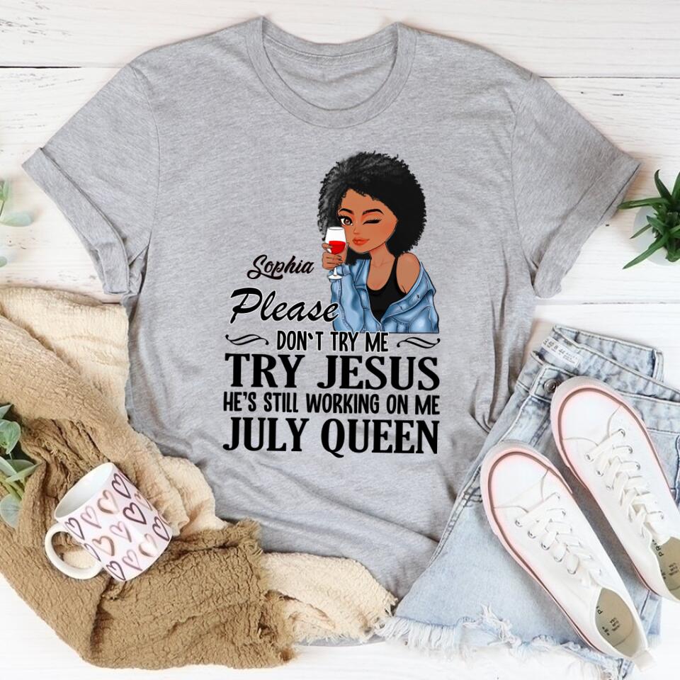 July Birthday Shirt, Custom Birthday Shirt, Queens Born In July, July Birthday Gifts, July Shirts For Woman