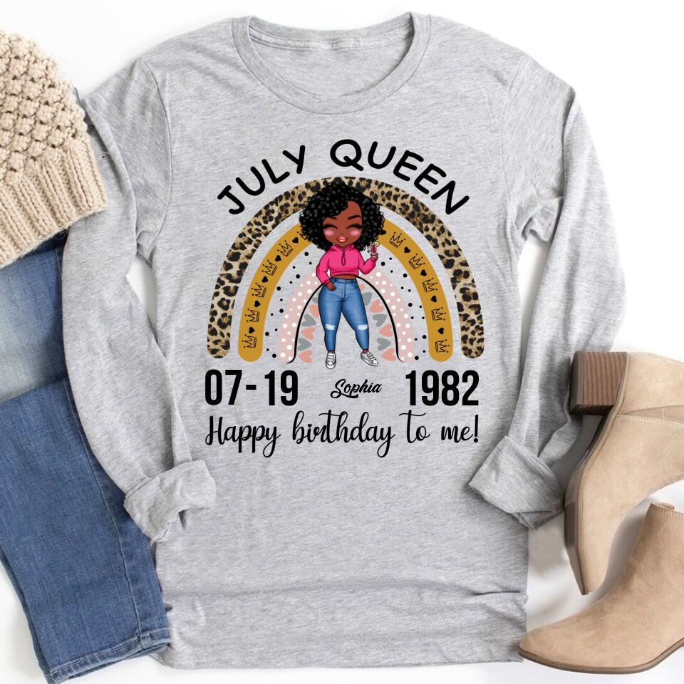 July Birthday Shirt, Custom Birthday Shirt, Queens Born In July, July Birthday Gifts, July Shirts For Woman