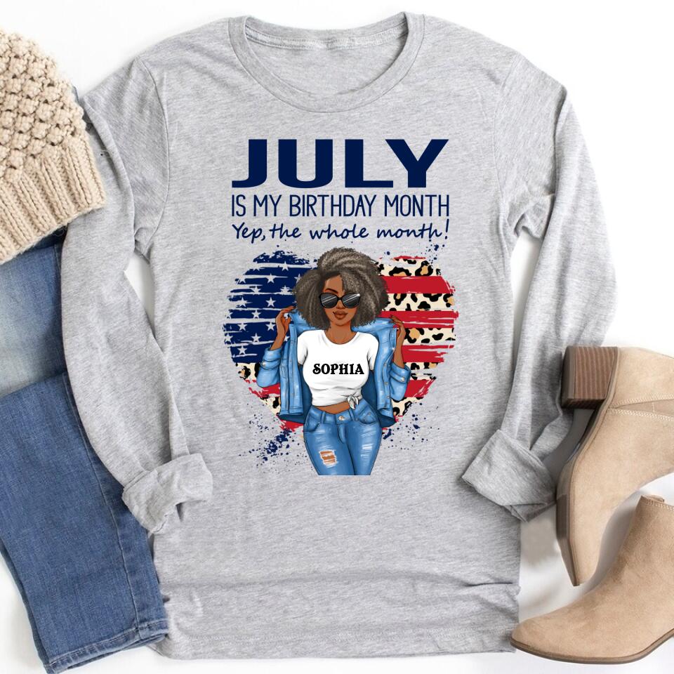 July Birthday Shirt, Custom Birthday Shirt, Queens Born In July, July Birthday Gifts, July Shirts For Woman