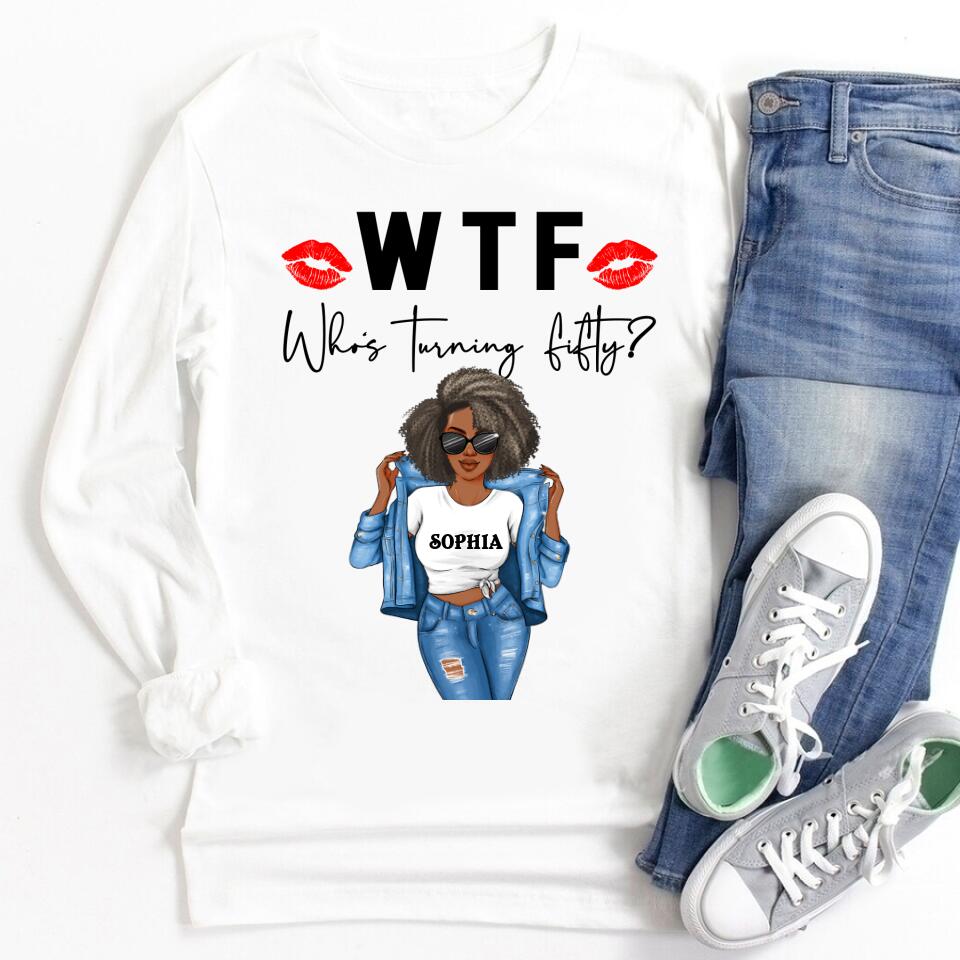 50th Birthday Shirts, Custom Birthday Shirts, Turning 50 Shirt, Gifts For Women Turning 50, 50 And Fabulous Shirt, 1972 Shirt, 50th Birthday Shirts For Her