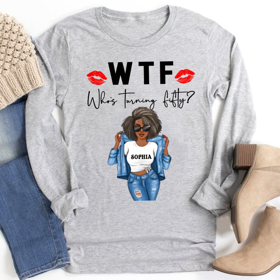 50th Birthday Shirts, Custom Birthday Shirts, Turning 50 Shirt, Gifts For Women Turning 50, 50 And Fabulous Shirt, 1972 Shirt, 50th Birthday Shirts For Her