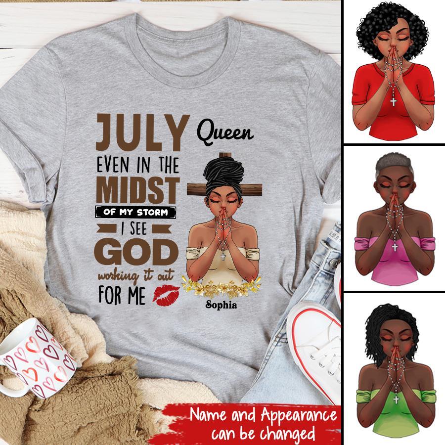 July Birthday Shirt, Custom Birthday Shirt, Queens Born In July, July Birthday Gifts, July Shirts For Woman