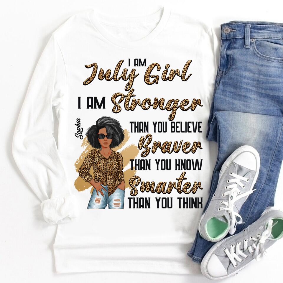 July Birthday Shirt, Custom Birthday Shirt, Queens Born In July, July Birthday Gifts, July Shirts For Woman