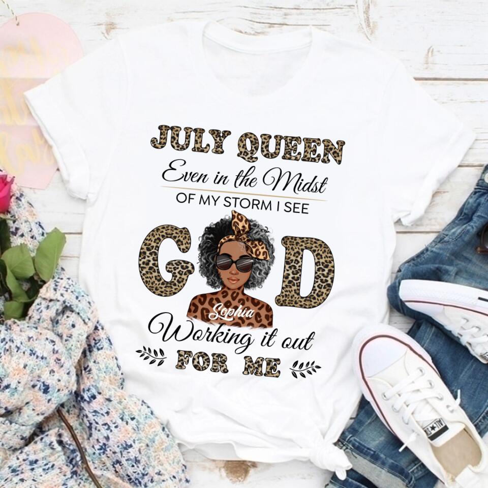 July Birthday Shirt, Custom Birthday Shirt, Queens Born In July, July Birthday Gifts, July Shirts For Woman