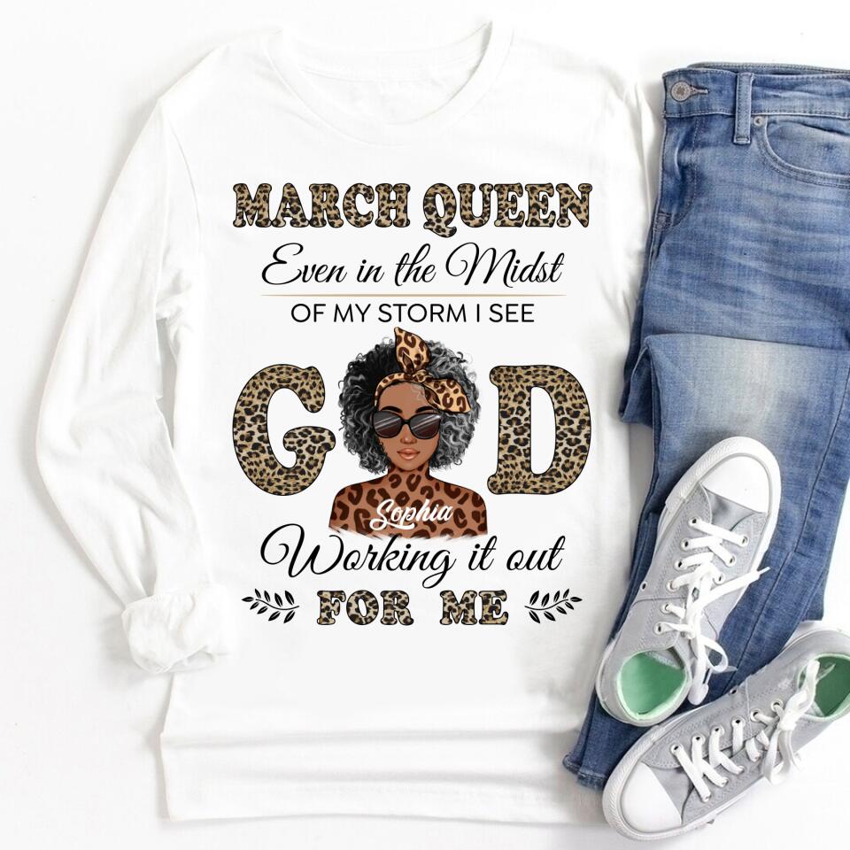 March Birthday Shirt, Custom Birthday Shirt, Queens Born In March, March Birthday Shirts For Woman, March Birthday Gifts