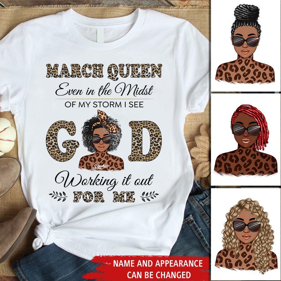 March Birthday Shirt, Custom Birthday Shirt, Queens Born In March, March Birthday Shirts For Woman, March Birthday Gifts
