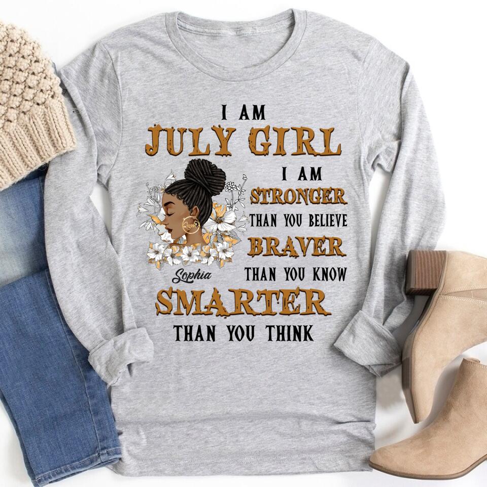 July Birthday Shirt, Custom Birthday Shirt, Queens Born In July, July Birthday Gifts, July Shirts For Woman