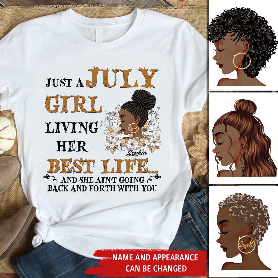 July Birthday Shirt, Custom Birthday Shirt, Queens Born In July, July Birthday Gifts, July Shirts For Woman