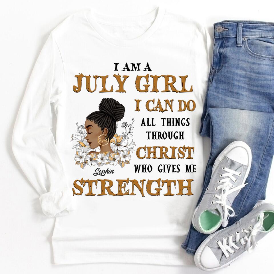 July Birthday Shirt, Custom Birthday Shirt, Queens Born In July, July Birthday Gifts, July Shirts For Woman