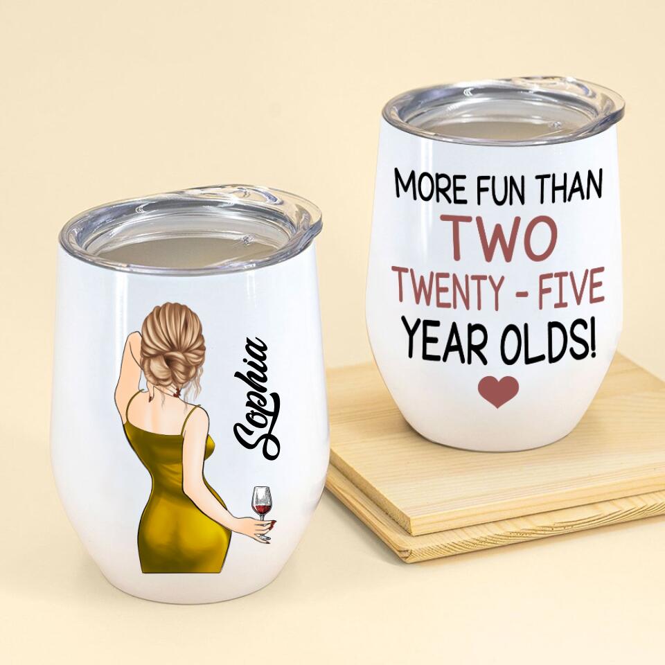 Personalized 50th Birthday Gifts, Personalized Wine Tumbler - 1972 50th Birthday Wine Tumbler, 50th Gift Ideas For Her