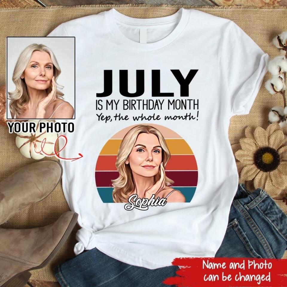 July Birthday Shirt, Custom Birthday Shirt, Queens Born In July, July Birthday Shirts For Woman, July Birthday Gifts