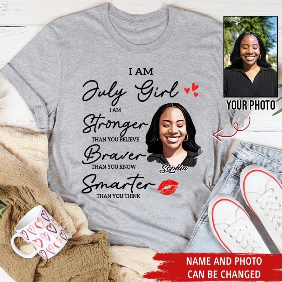 July Birthday Shirt, Custom Birthday Shirt, Queens Born In July, July Birthday Gifts, July Shirts For Woman