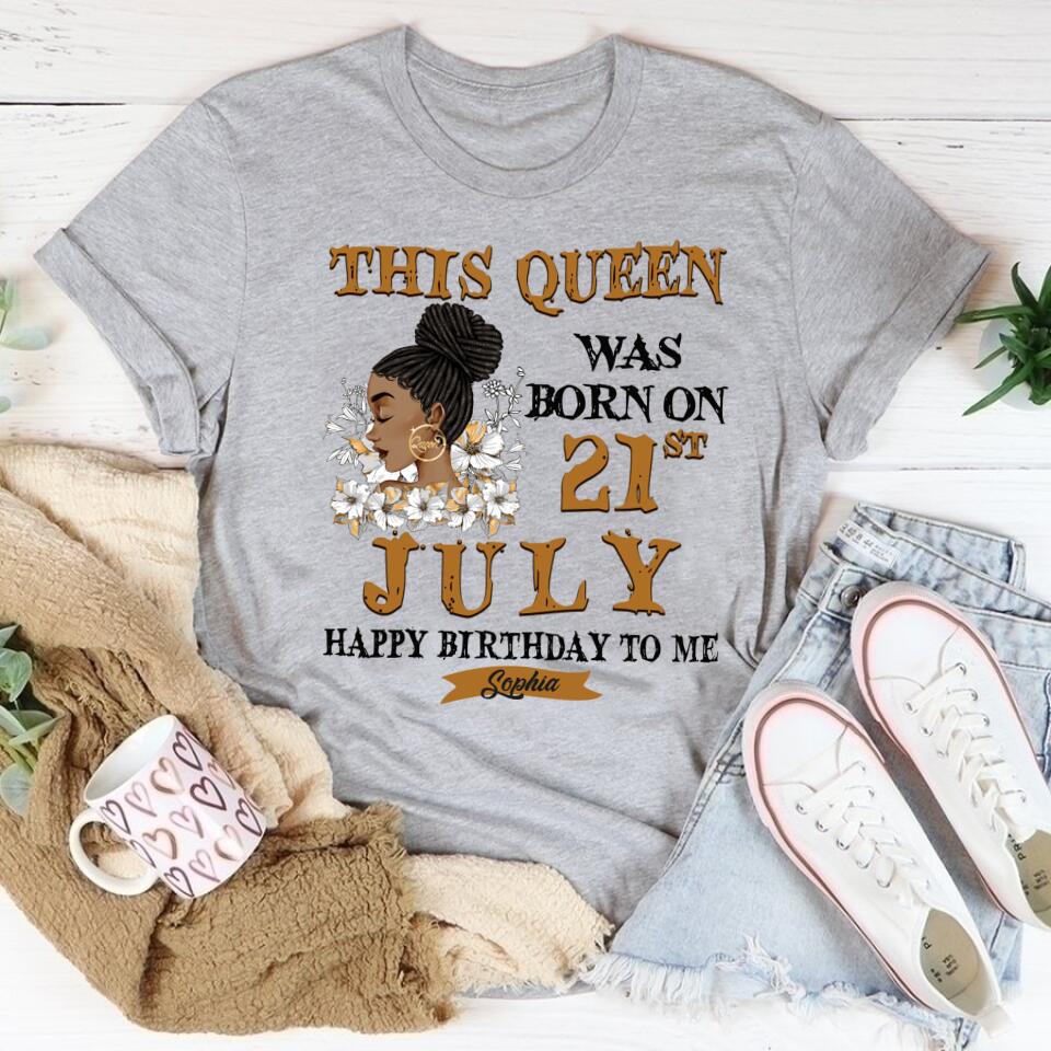 July Birthday Shirt, Custom Birthday Shirt, Queens Born In July, July Birthday Gifts, July Shirts For Woman