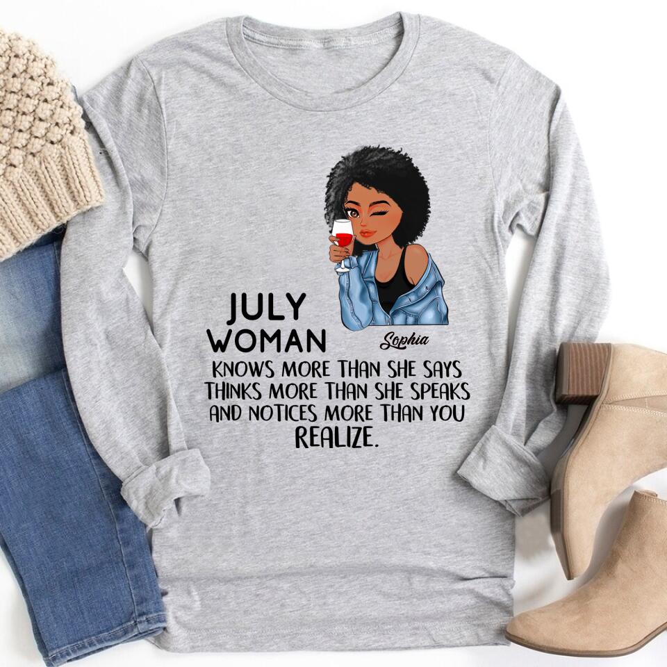 July Birthday Shirt, Custom Birthday Shirt, Queens Born In July, July Birthday Gifts, July Shirts For Woman