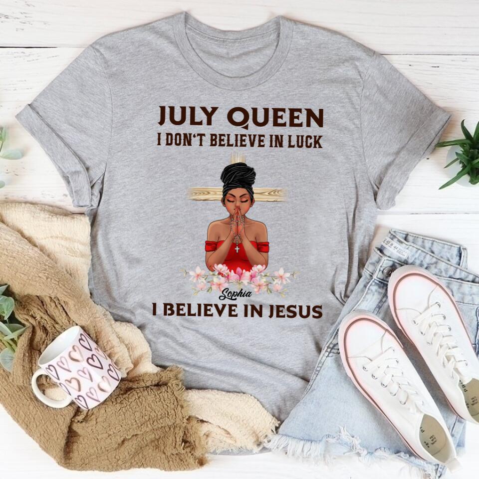 July Birthday Shirt, Custom Birthday Shirt, Queens Born In July, July Birthday Gifts, July Shirts For Woman