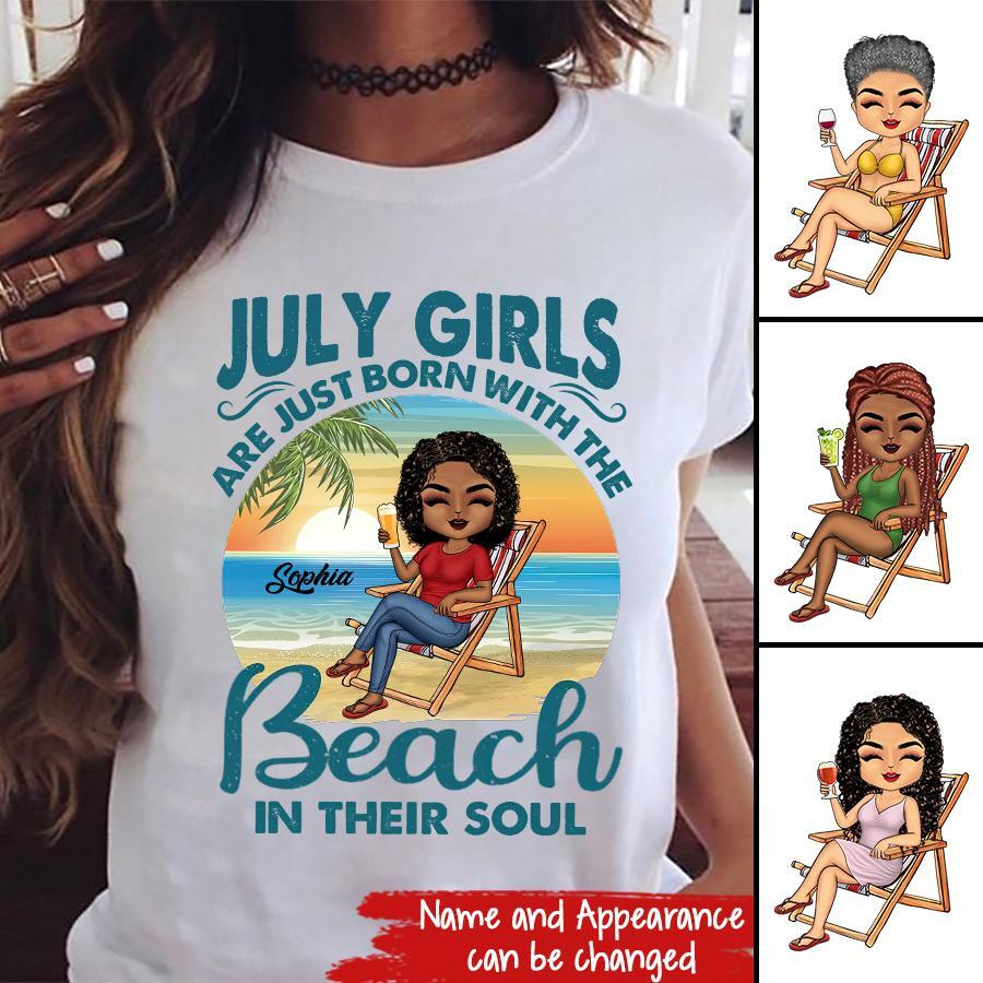 July Birthday Shirt, Custom Birthday Shirt, Queens Born In July, July Birthday Gifts, July Shirts For Woman