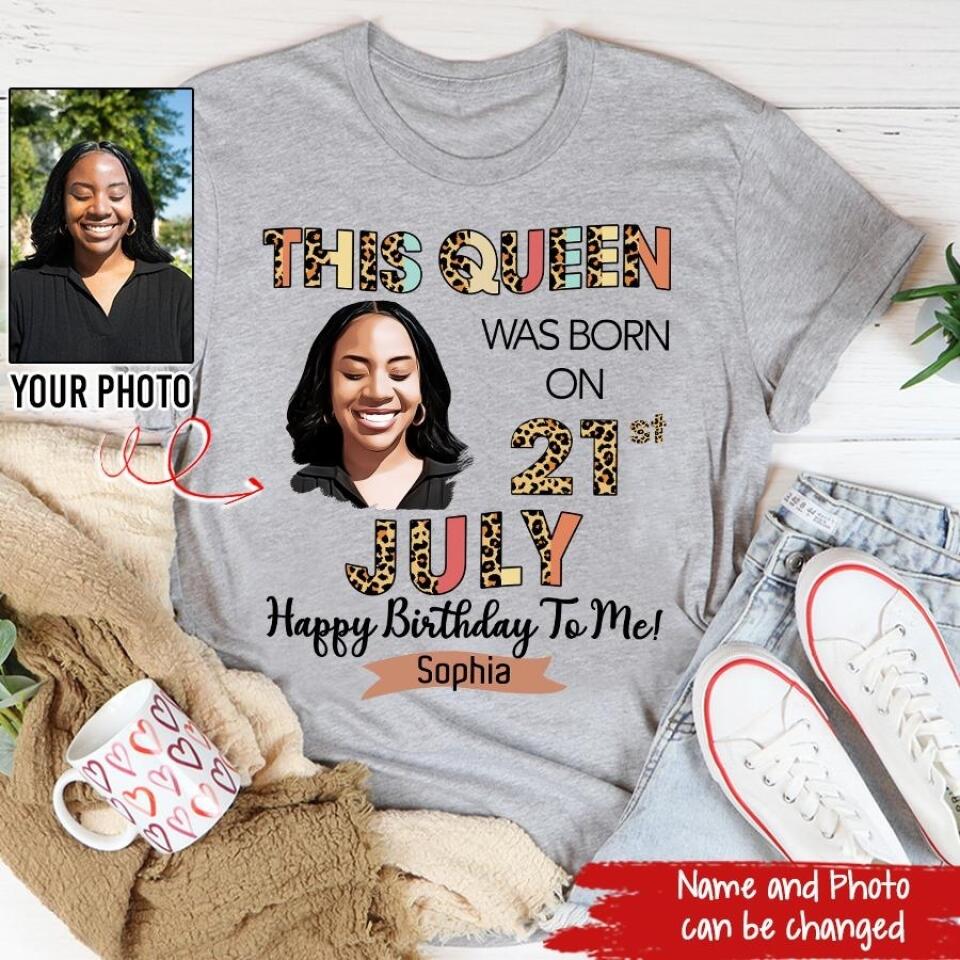 July Birthday Shirt, Custom Birthday Shirt, Queens Born In July, July Birthday Gifts, July Shirts For Woman