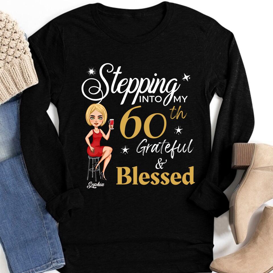 Stepping Into My 60th Birthday, Vintage 1962 Shirt, 60th Birthday Unique Gifts For Woman, 60th Birthday Ideas, Turning 60 Years Old Cotton Shirt