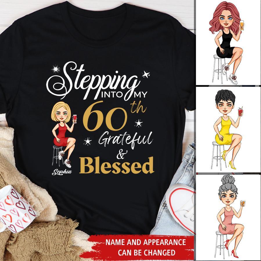 Stepping Into My 60th Birthday, Vintage 1962 Shirt, 60th Birthday Unique Gifts For Woman, 60th Birthday Ideas, Turning 60 Years Old Cotton Shirt