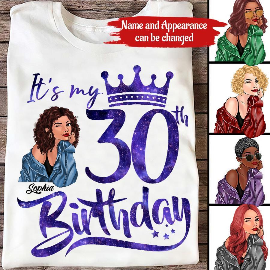 30th Birthday Shirts, Custom Birthday Shirts, Turning 30 Shirt, Gifts For Women Turning 30, 30 And Fabulous Shirt, 1993 Shirt, 30th Birthday Shirts For Her
