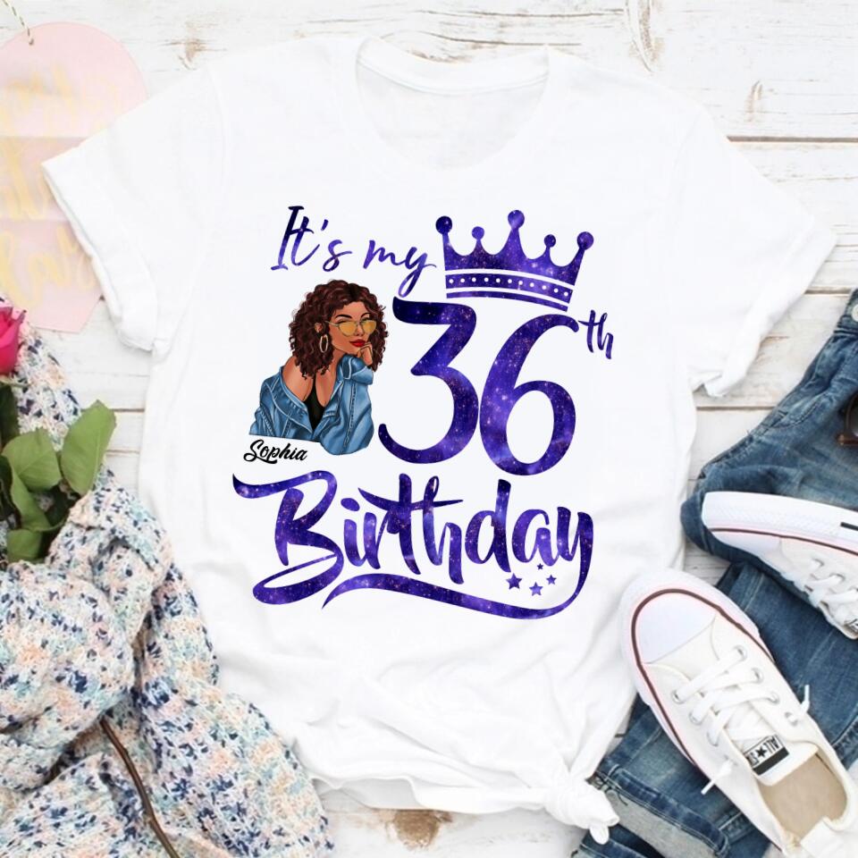 36th Birthday Shirts, Custom Birthday Shirts, Turning 36 Shirt, Gifts For Women Turning 36, 36 And Fabulous Shirt, 1987 Shirt, 36th Birthday Shirts For Her