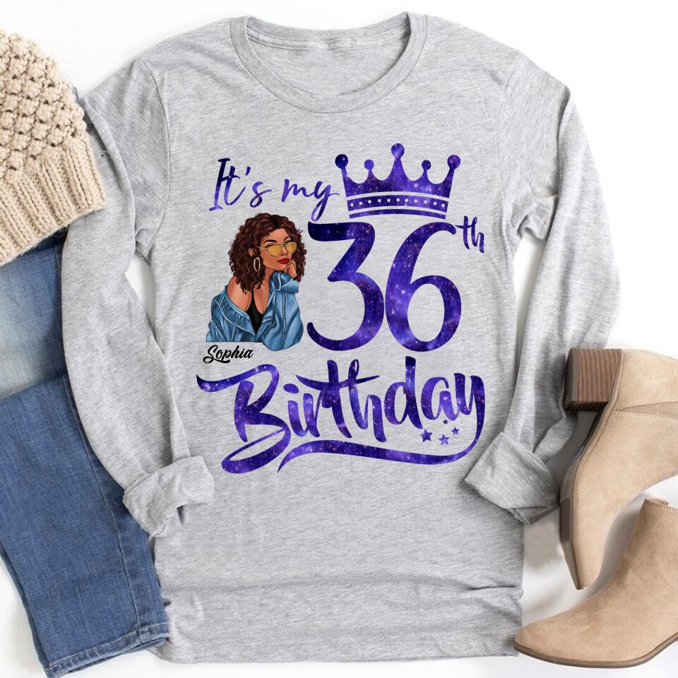36th Birthday Shirts, Custom Birthday Shirts, Turning 36 Shirt, Gifts For Women Turning 36, 36 And Fabulous Shirt, 1987 Shirt, 36th Birthday Shirts For Her