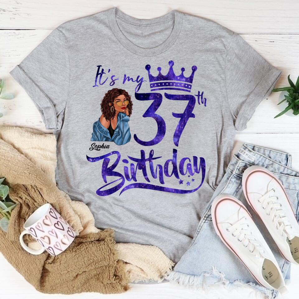 37th Birthday Shirts, Custom Birthday Shirts, Turning 37 Shirt, Gifts For Women Turning 37, 37 And Fabulous Shirt, 1986 Shirt, 37th Birthday Shirts For Her