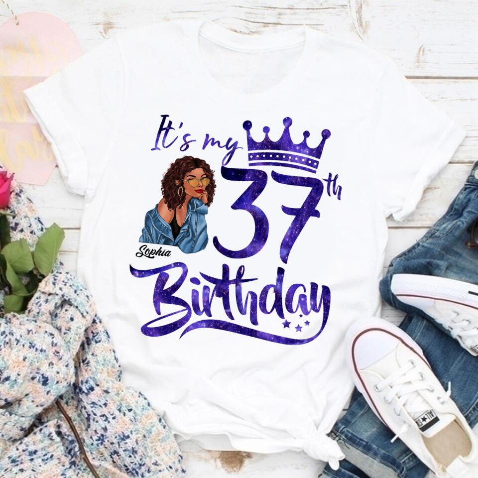 37th Birthday Shirts, Custom Birthday Shirts, Turning 37 Shirt, Gifts For Women Turning 37, 37 And Fabulous Shirt, 1986 Shirt, 37th Birthday Shirts For Her
