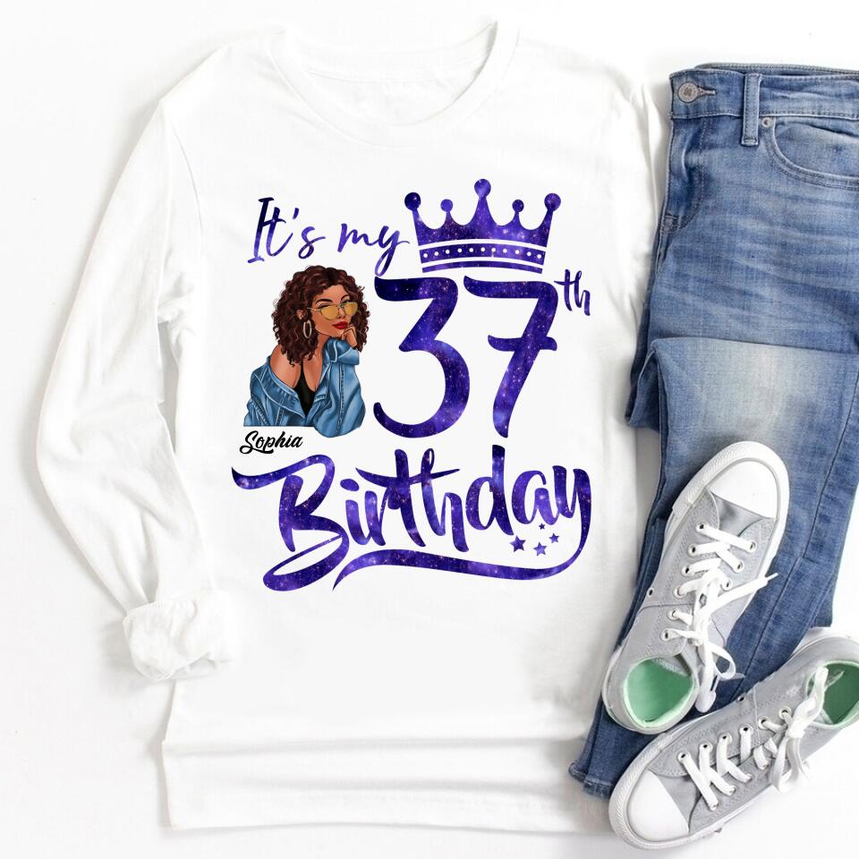 37th Birthday Shirts, Custom Birthday Shirts, Turning 37 Shirt, Gifts For Women Turning 37, 37 And Fabulous Shirt, 1986 Shirt, 37th Birthday Shirts For Her