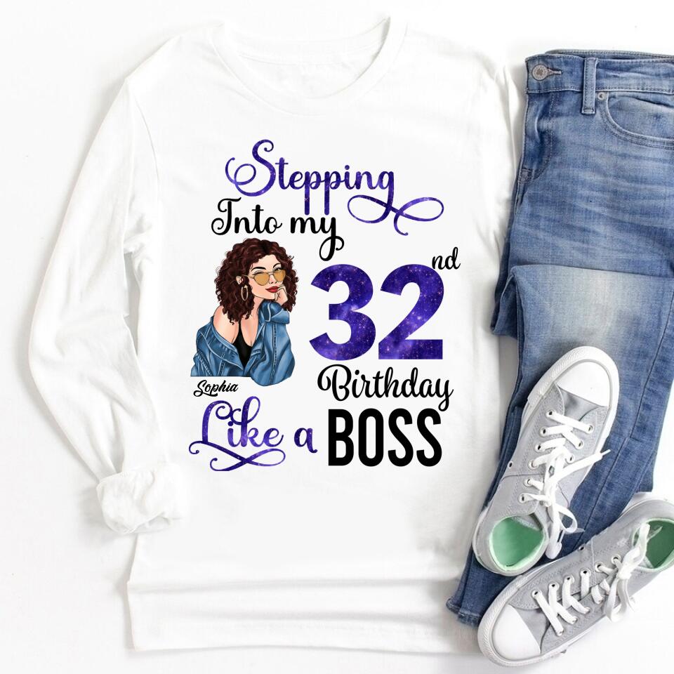 32nd Birthday Shirts, Custom Birthday Shirts, Turning 32 Shirt, Gifts For Women Turning 32, 32 And Fabulous Shirt, 1991 Shirt, 32nd Birthday Shirts For Her