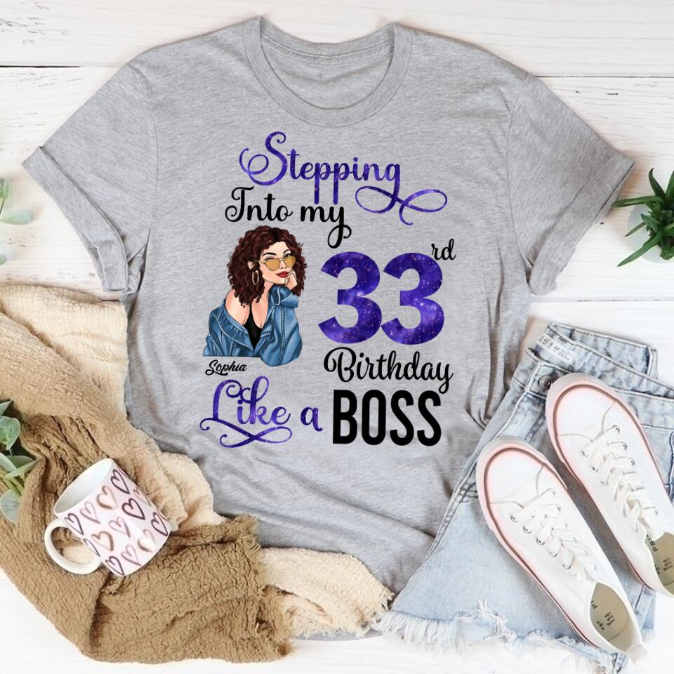 33rd Birthday Shirts, Custom Birthday Shirts, Turning 33 Shirt, Gifts For Women Turning 33, 33 And Fabulous Shirt, 1990 Shirt, 33rd Birthday Shirts For Her