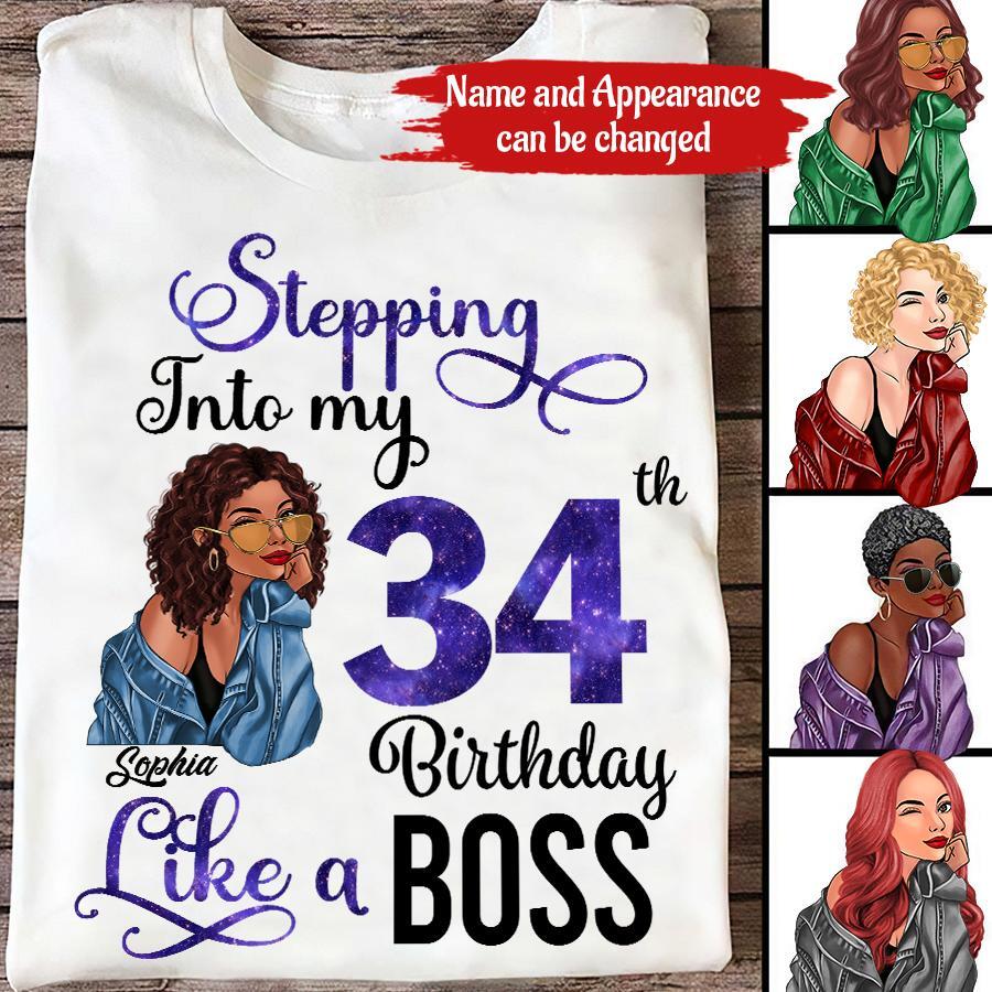 34th Birthday Shirts, Custom Birthday Shirts, Turning 34 Shirt, Gifts For Women Turning 34, 34 And Fabulous Shirt, 1989 Shirt, 34th Birthday Shirts For Her