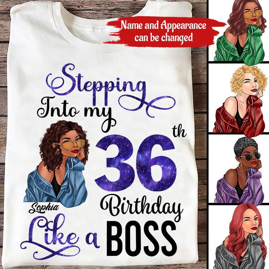 36th Birthday Shirts, Custom Birthday Shirts, Turning 36 Shirt, Gifts For Women Turning 36, 36 And Fabulous Shirt, 1987 Shirt, 36th Birthday Shirts For Her