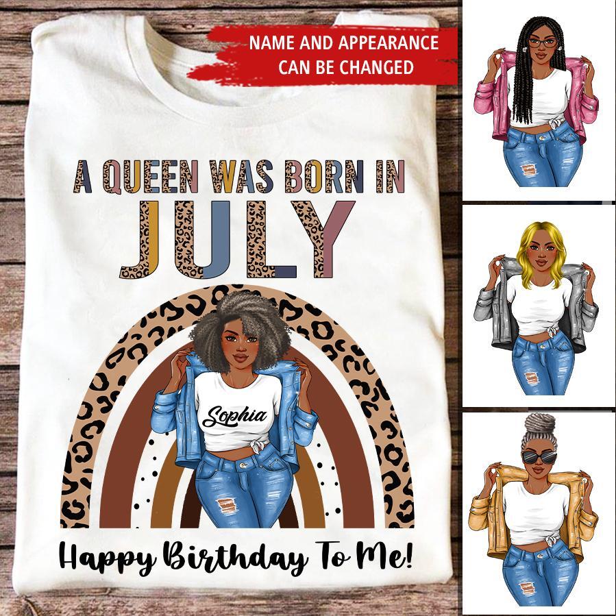 July Birthday Shirt, Custom Birthday Shirt, Queens Born In July, July Birthday Gifts, July Shirts For Woman