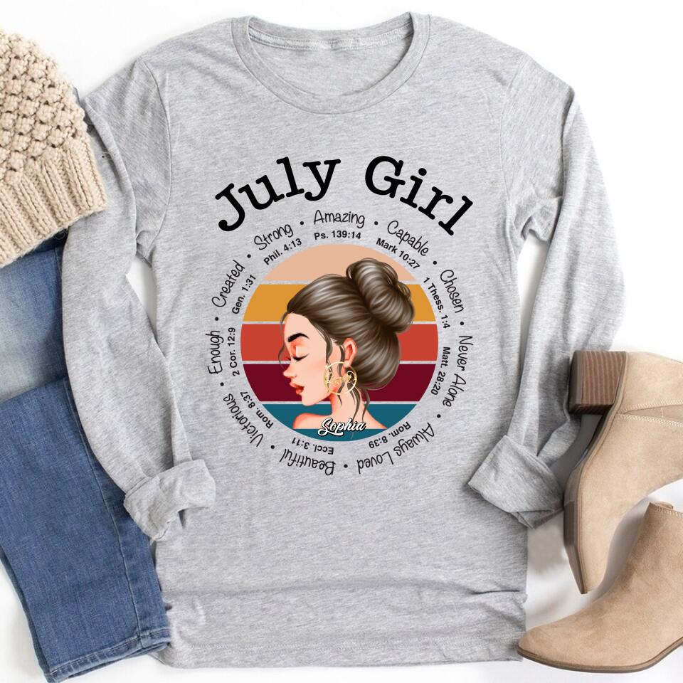 July Birthday Shirt, July Girl Custom Birthday Shirt, I&#39;m Not Old I&#39;m Classic Queens Born In July, July Birthday Shirts For Woman, July Birthday Gifts