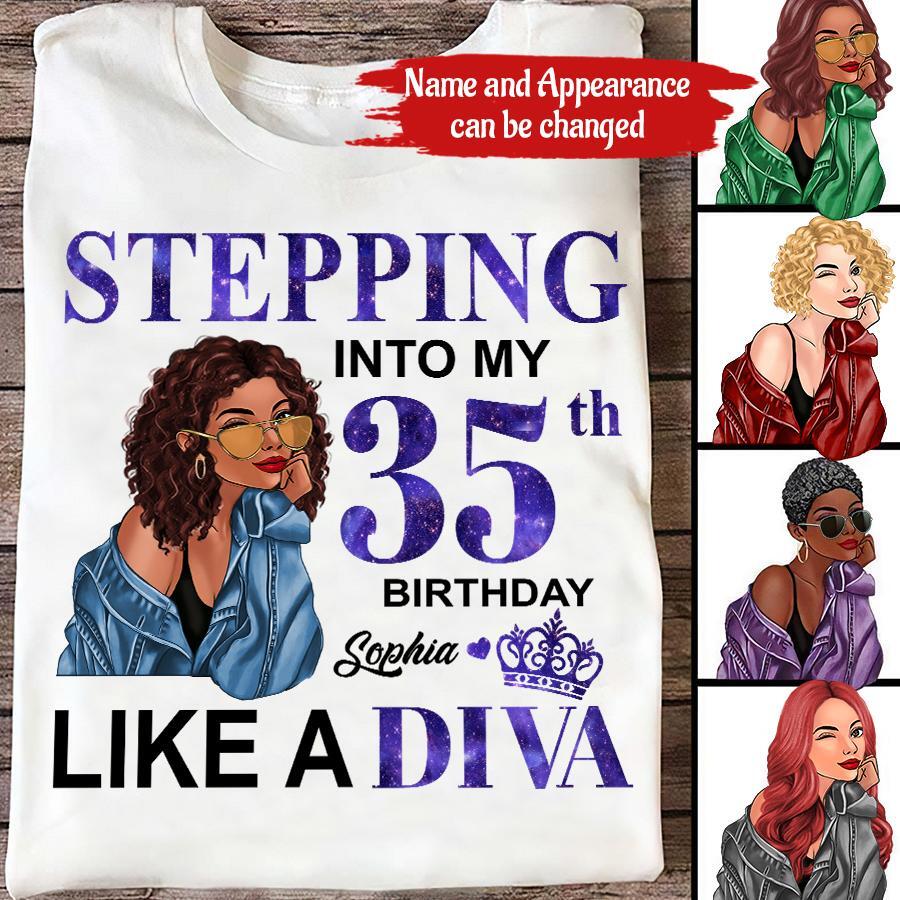 35th Birthday Shirts, Custom Birthday Shirts, Turning 35 Shirt, Gifts For Women Turning 35, 35 And Fabulous Shirt, 1988 Shirt, 35th Birthday Shirts For Her