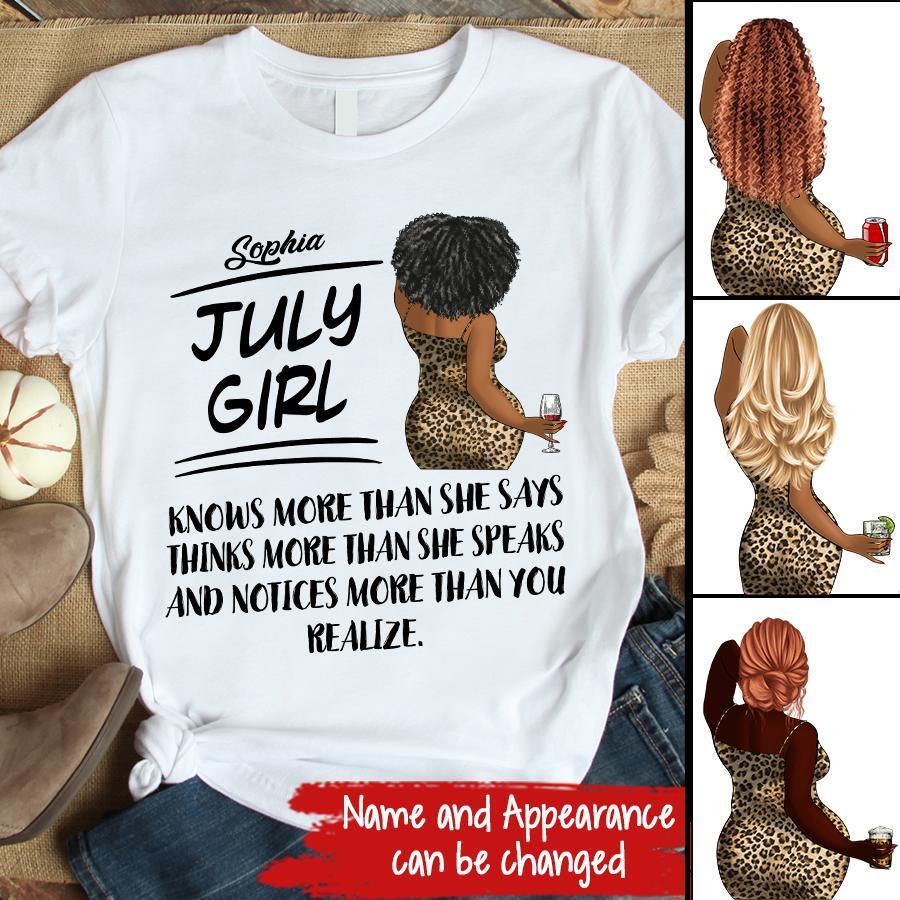 July Birthday Shirt, July Queen Custom Birthday Shirt, Queens Born In July, July Birthday Shirts For Woman, July Birthday Gifts