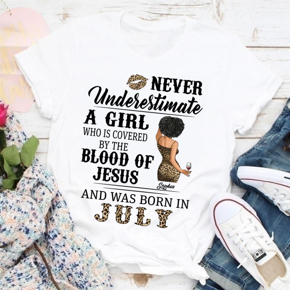 July Birthday Shirt, July Queen Custom Birthday Shirt, Queens Born In July, July Birthday Shirts For Woman, July Birthday Gifts