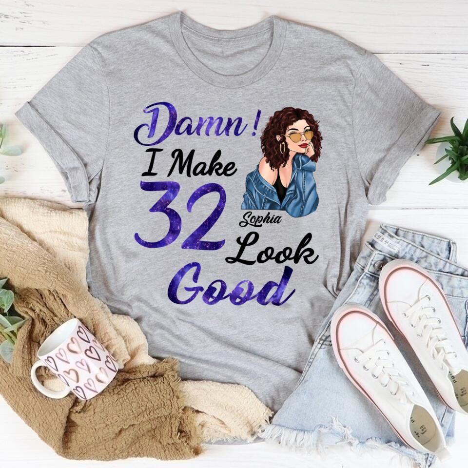 32nd Birthday Shirts, Custom Birthday Shirts, Turning 32 Shirt, Gifts For Women Turning 32, 32 And Fabulous Shirt, 1991 Shirt, 32nd Birthday Shirts For Her