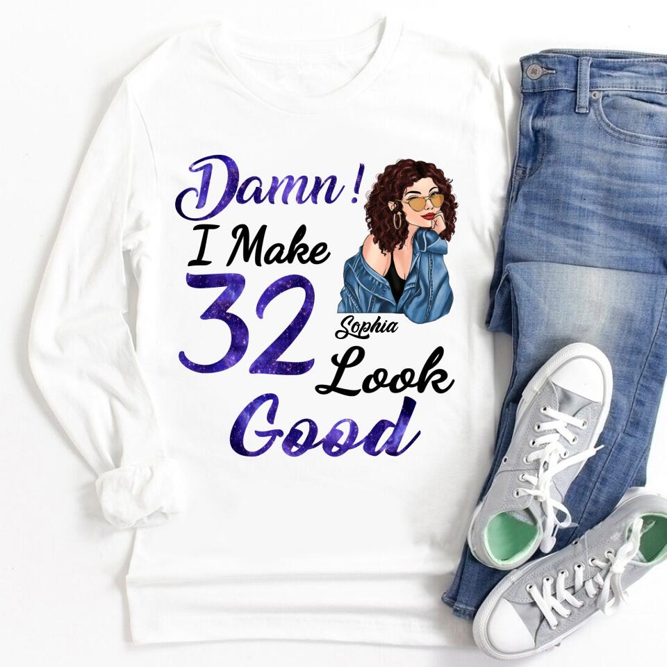 32nd Birthday Shirts, Custom Birthday Shirts, Turning 32 Shirt, Gifts For Women Turning 32, 32 And Fabulous Shirt, 1991 Shirt, 32nd Birthday Shirts For Her