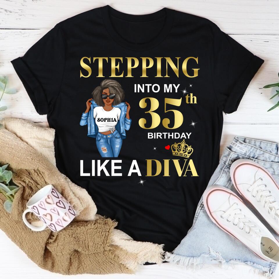 35th Birthday Shirts, Custom Birthday Shirts, Turning 35 Shirt, Gifts For Women Turning 35, 35 And Fabulous Shirt, 1988 Shirt, 35th Birthday Shirts For Her