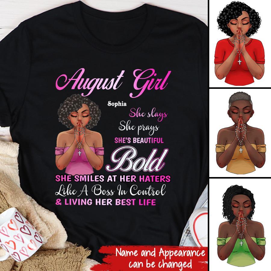 August Birthday Shirt, Custom Birthday Shirt, Queens Born In August, August Birthday Shirts For Woman, August Birthday Gifts
