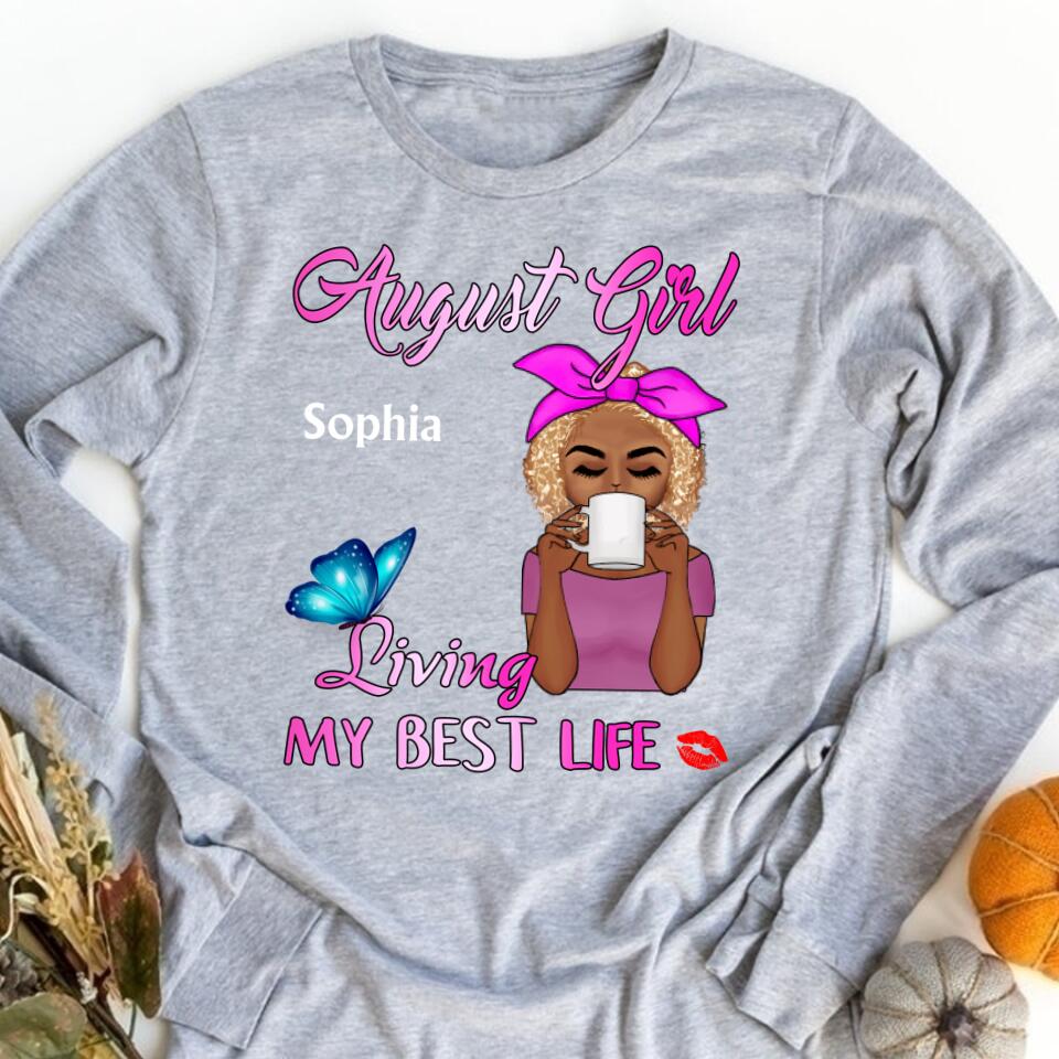 August Birthday Shirt, Custom Birthday Shirt, Queens Born In August, August Birthday Shirts For Woman, August Birthday Gifts