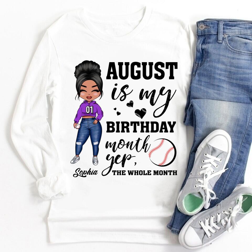August Birthday Shirt, Custom Birthday Shirt, Queens Born In August, August Birthday Shirts For Woman, August Birthday Gifts