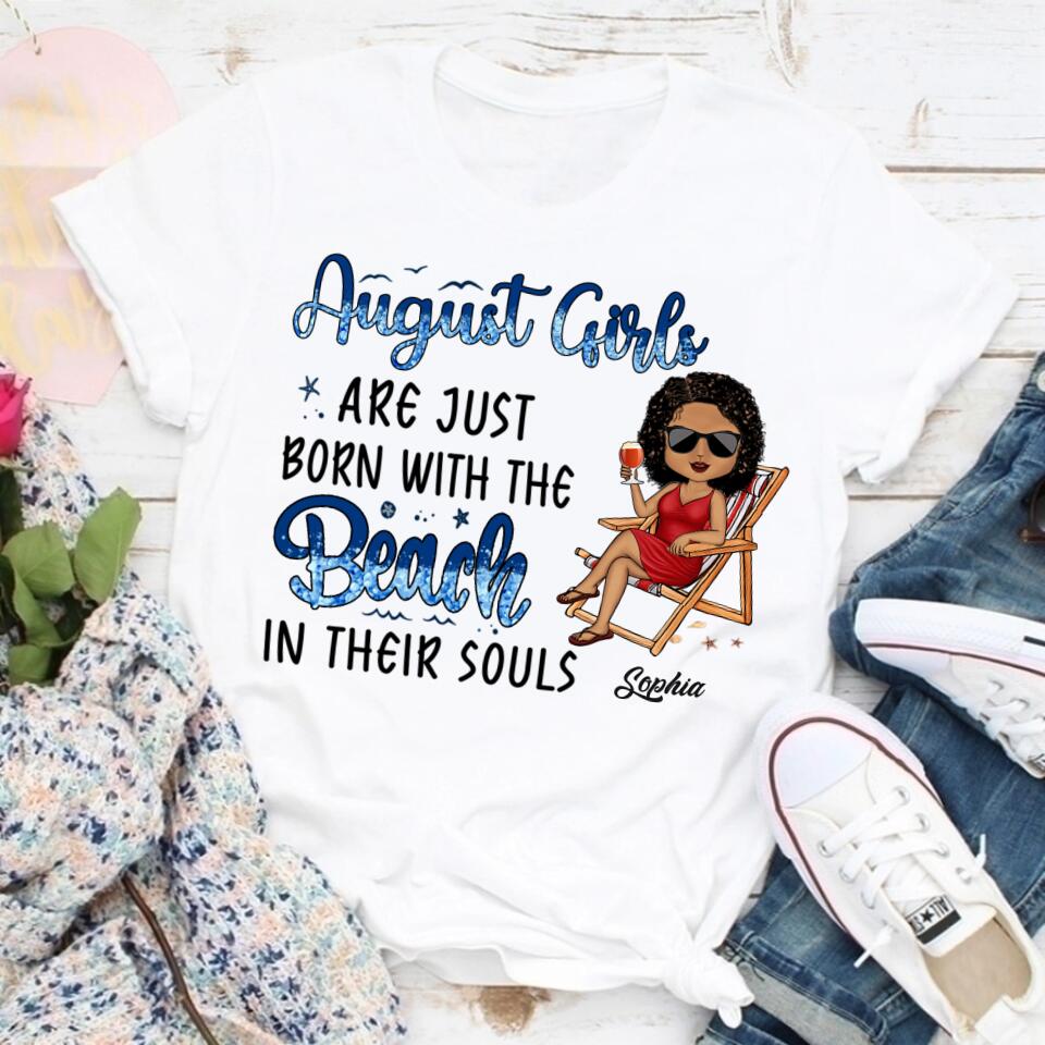 August Birthday Shirt, Custom Birthday Shirt, Queens Born In August, August Birthday Shirts For Woman, August Birthday Gifts
