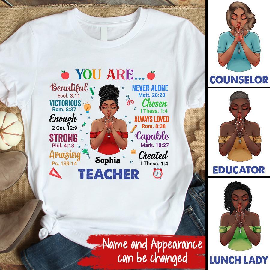 Black Teacher Shirts, Melanin Teacher Shirt, Black Teachers Dope Black Educators BHM T-Shirt, Teacher Shirt