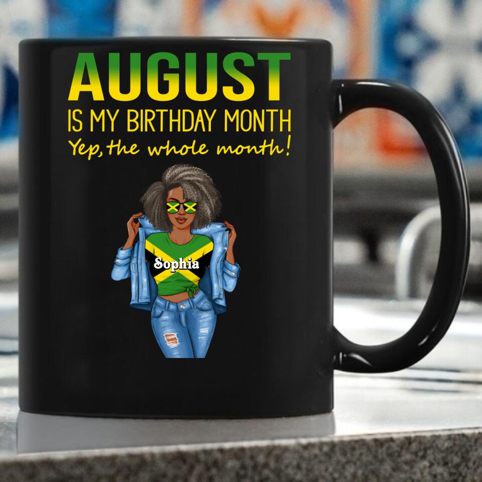 August Birthday Shirt, Custom Birthday Shirt, Queens Born In August, August Birthday Shirts For Woman, August Birthday Gifts, August Is My Birthday Month, Yep The Whole Month