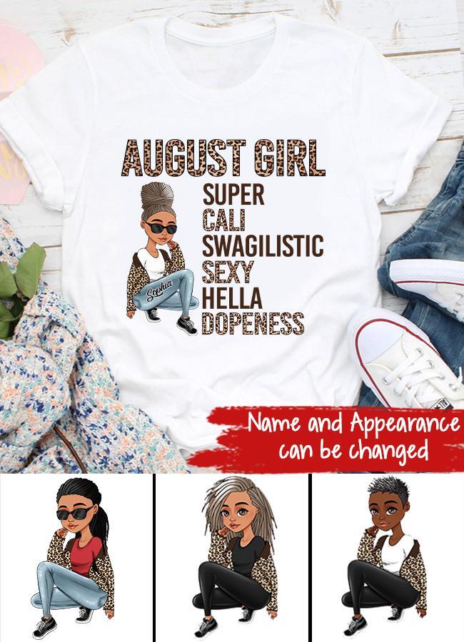 August Birthday Shirt, Custom Birthday Shirt, Queens Born In August, August Birthday Shirts For Woman, August Birthday Gifts