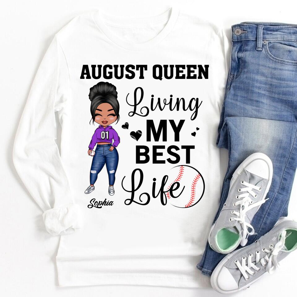 August Birthday Shirt, Custom Birthday Shirt, Queens are Born In August, August Birthday Shirts For Woman, August Birthday Gifts